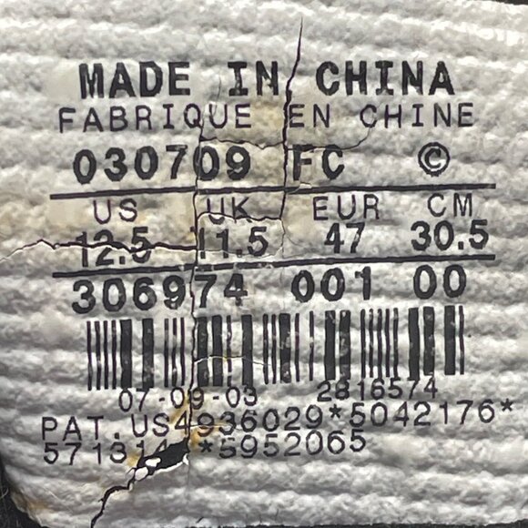 Nike Air Mens Black & Gray Gore-Tex XCR Kahtoola Ice Grips Hiking Shoes Sz 12.5 - Picture 11 of 11